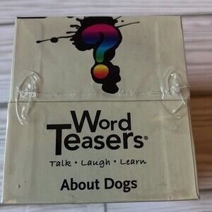 Brand New!  Sealed!!! Word Teasers  About Dogs edition